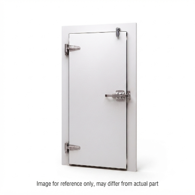 WIPX 36 x 84 Cooler Overlap Replacement Door – 3Sided Frame – Left Hinge – Model SO036084303L