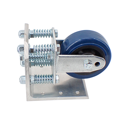 Gate Caster SpringLoaded Stationary Zinc