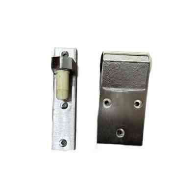 Hinge 1255 Flush Textured Brushed Chrome