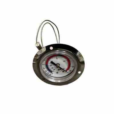 Thermometer 2" Dial Flush 12" Capillary No Logo