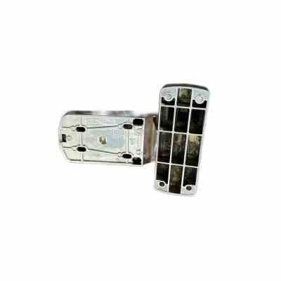 Hinge 1346 11/2 Chrome Black Cover