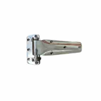 Hinge 1240 11/4" Polished Aluminum RH