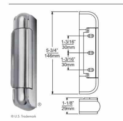Hinge Edgemount 220 13/8" w/ Spring