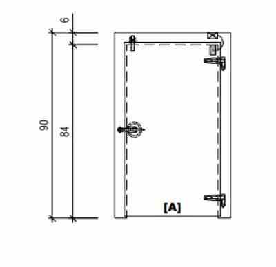 Door Swing Overlap Freezer WIPE Model #SO044084353R