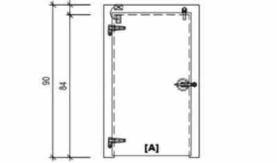 Door Swing Overlap Freezer WIPE Model #SO044084353L