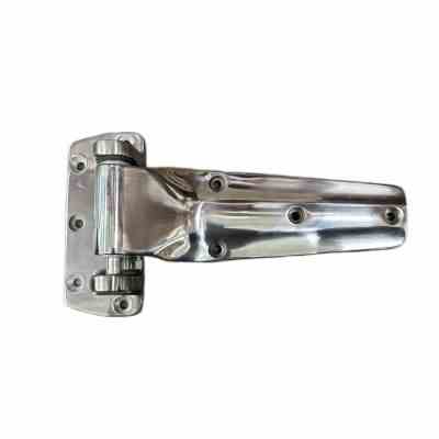 Hinge 1240 Flush Polished Aluminum RH