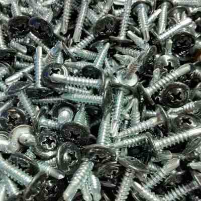 SMS PMT Tek #8 x 3/4" Zinc Black Head